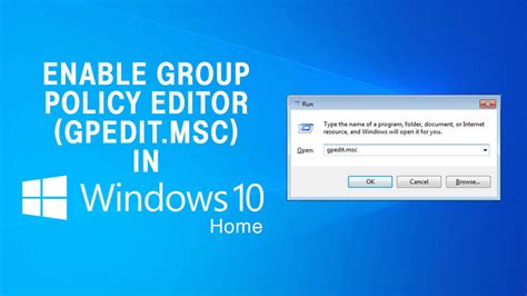 GPEDIT on Windows 10 Home - EMM.how
