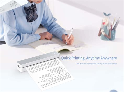 Mini A4 Printer - HPRT MT610/MT610 Pro, Portable Bluetooth A4/A5 Printer