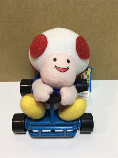 Super Mario Kart Plush Toy Toad Takara 1993 Nintendo Vintage Figure