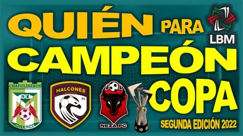 Torneo De Copa Lbm Qui N Para Campeon De La Da Edici Nchapus