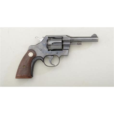 Colt Official Police Da Revolver 38 Special Cal 4” Barrel Blue