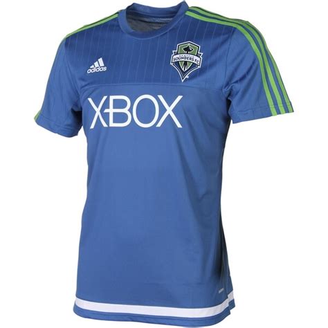 Seattle Sounders FC adidas 2015 Pre Game Training climacool Jersey ...