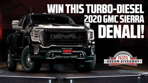 Win This 2020 Gmc Sierra 3500 Hd Denali The Big Diesel Truck Dream