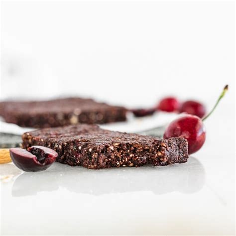 No Bake Cherry Chocolate Snack Bars Lively Table