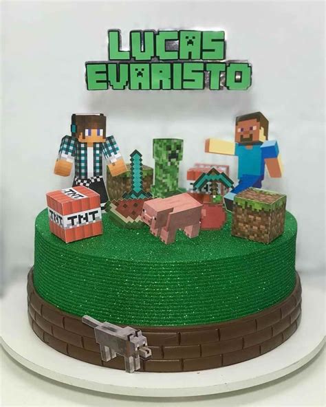 Bolo Do Minecraft 40 Fotos E Dicas Para Festa Infantil Artofit