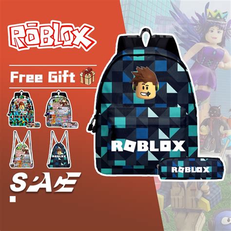 Roblox Backpack School Student Cartoon Anime Schoolbag Game Merchandise