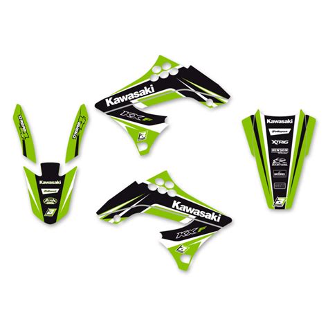 Kit Adhesivos Blackbird Dream Con Funda Asiento Kawasaki Kx F