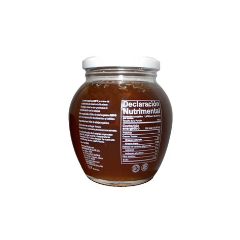 MIEL DE ABEJA CON PANAL NBF 454 G Más Natural Más Sano