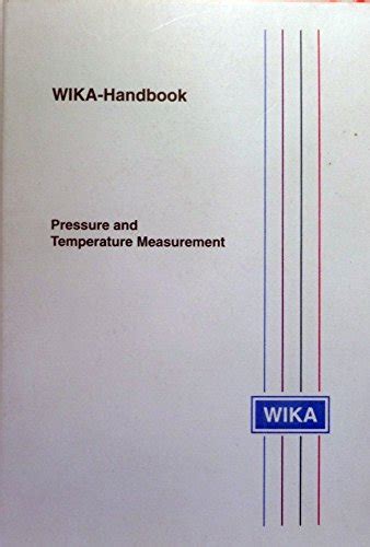 Wika Handbook Pressure And Temperature Measurement For Sale Picclick Uk