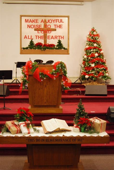 Church Christmas Decorating | Make a Joyful Noise to the LORD!