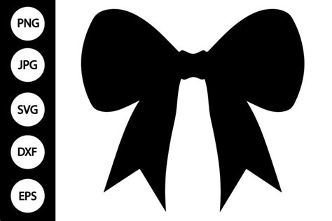 Silhouette Ribbon Bow Svg 3087589