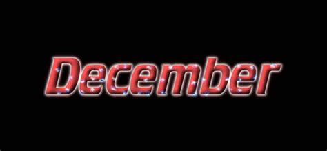 December Logo | Free Logo Design Tool from Flaming Text