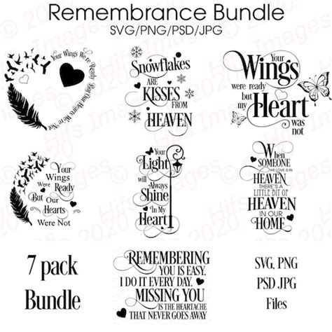 Your Wings Were Ready Remembrance Svg Svg Lantern Svg Etsy