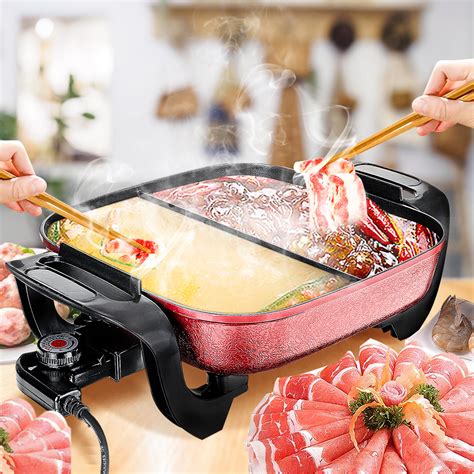 Multifunctional Electric Hot Pot L V Cookware Non Stick Fry Bake Kitchen Sale Banggood