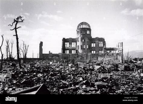 HIROSHIMA, Japan, after the atomic bomb attack of 8 August 1945 Stock Photo, Royalty Free Image ...