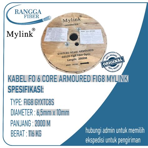 Jual Kabel Fo Ku Core Armoured Fig Mylink Panjang M Shopee