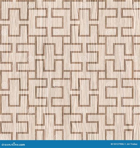 Abstract Paneling Pattern Seamless Background Cassette Floor Stock