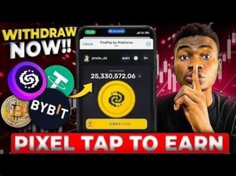 Pixeltap New Mining Project Same Like Notcoin Free Profit