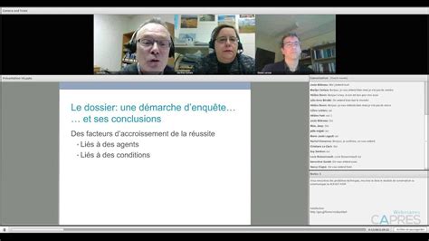 Webinaire Pistes pour accroître la réussite et la persévérance en