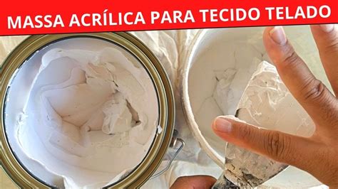 Pintura em tela como preparar a massa acrílica para o tecido telado