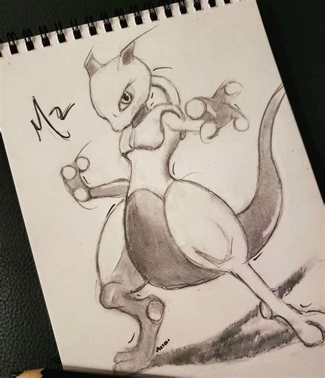 Mewtwo from pokemon : r/sketches