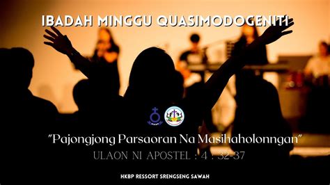 Live Streaming Ibadah Minggu Siang Bahasa Batak 11 April 2021 HKBP