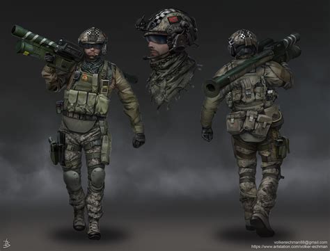 Modern Soldier Concept Art