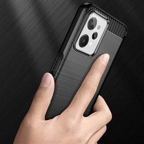 Etui do Realme C31 KARBON CASE pancerne SZKŁO Etui na smartphony