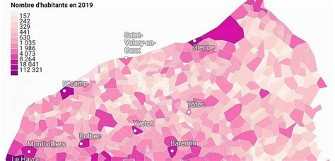 Carte Interactive Seine Maritime Combien D Habitants Dans Votre