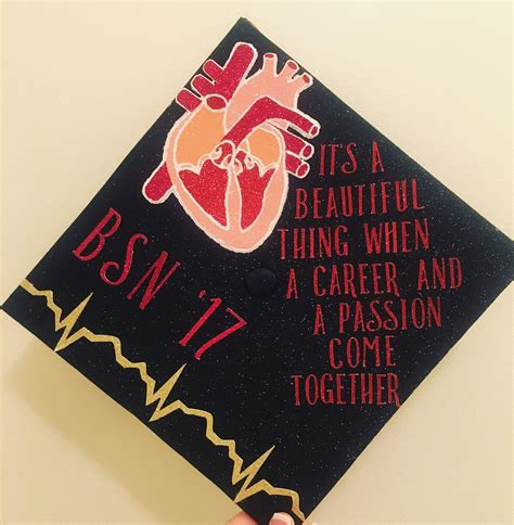 Nursing graduation cap! #graduationcap #nursing | Nurse graduation cap ...