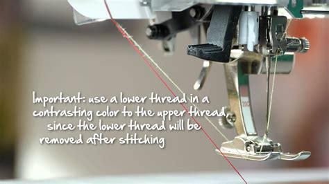 Tutorial How To Sew Fringes And Hemstitches With The Bernina Tailor