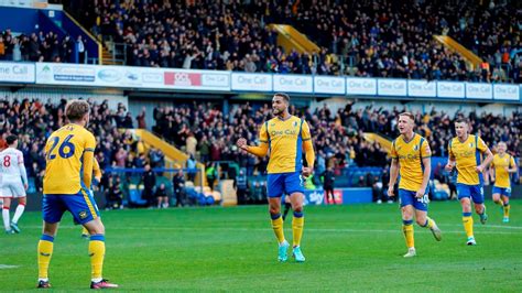 Report Stags 2 1 Walsall News Mansfield Town