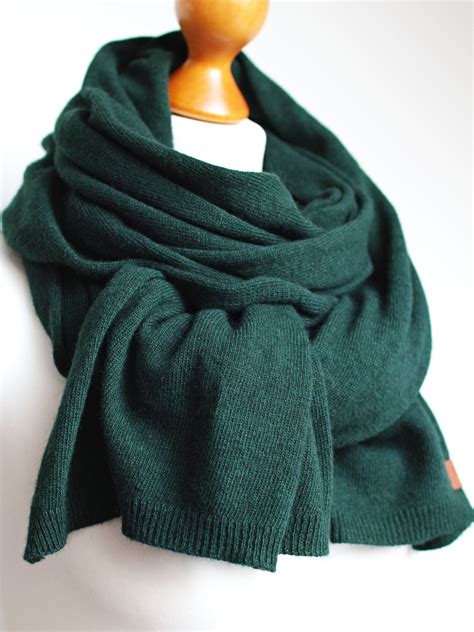 Winter Wool Scarf Dark Green Scarf Wool Scarf For Women T Ideas