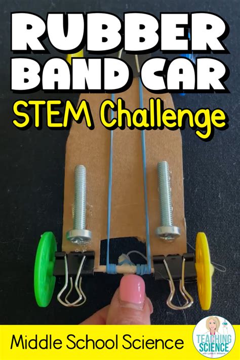 Build a Rubber Band Car STEM Challenge