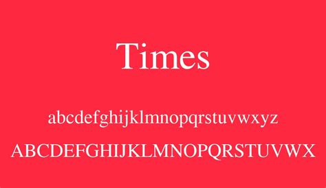 Times Bold Font | xFonts.pro