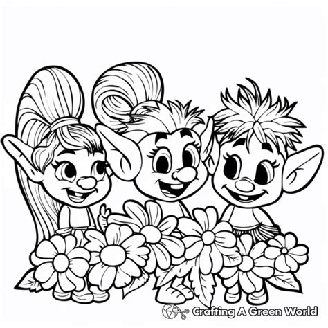 Poppy Trolls Coloring Pages Free And Printable