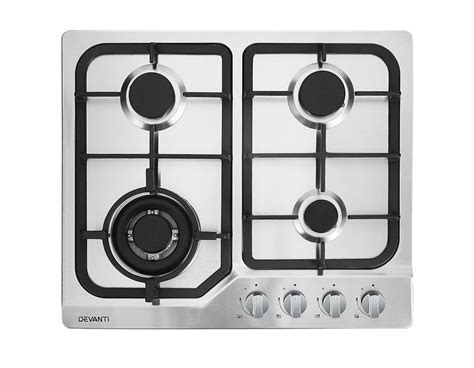 Buy Cooktop Hot Plate Cooker 60cm 4 Burner NG Or LPG Gas Stove Mss Ct Gas 4btb Ss Mega
