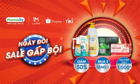 8 8 Ngày đôi Sale Gấp Bội Sản Phẩm Trên Lazada Shopee Tiki