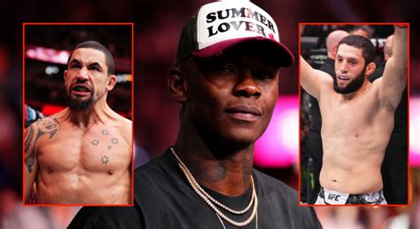 Israel Adesanya Predicts Who Is Going To Win The UFC Saudi Arabia Main