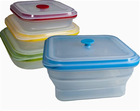 Amazon Silicone Collapsible Food Storage Containers Silicone