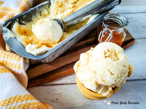 No Churn Butterscotch Ice Cream Mom Does Reviews