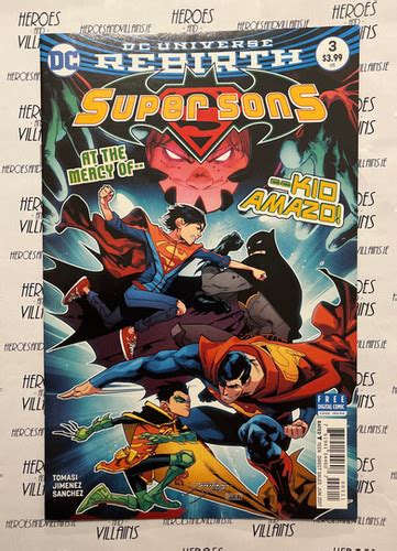 Super Sons 3 Dc Comics 2017 Heroes And Villains