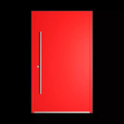 RAL 3024 Luminous Red Colors Entry Doors Feneste