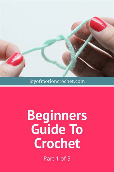 Jump Into This Part Beginners Guide To Crochet Don T Let The Number