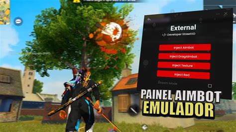 PAINEL EXTERNAL EMULADOR ATUALIZADO AIMBOT LEGIT MOD MENU FREE FIRE