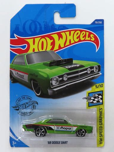 駿河屋 1 64 68 DODGE DART グリーンホワイトブラック Hot Wheels HW SPEED GRAPHICS GHC87 D7C5 ホットウィール