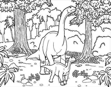 Dibujos De Dinosaurios Para Colorear