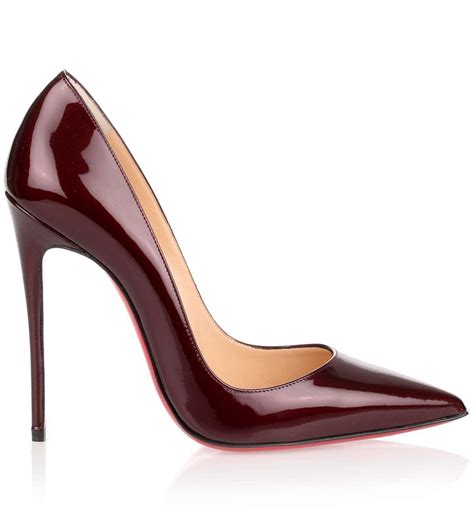 Christian Louboutin Leather So Kate 120 Patent Bordeaux Pump Us Lyst