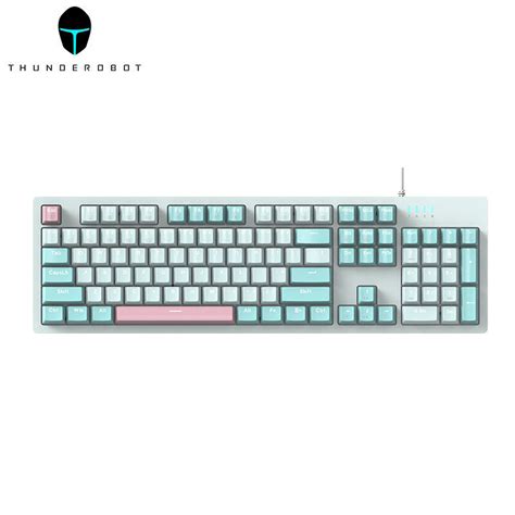 Thunderobot K Mechanical Keyboard Rgb Backlit Hot Swappable Wired Keyboard Keys Gaming