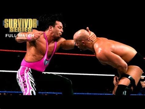 FULL MATCH Bret Hart Vs Stone Cold Steve Austin Survivor Series